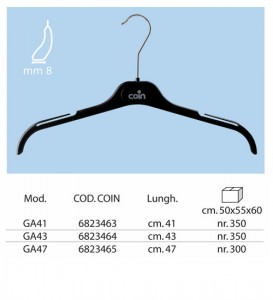 Linea Coin nero striato MOD. GA