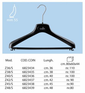 Linea Coin nero striato MOD. Z-S