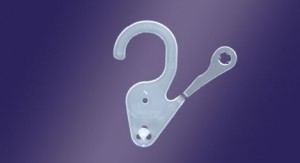 Haken und Klammer für Pakete - Mod. CH86 (hxl) mm 59x57