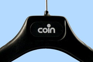 Coin striped black hanger range